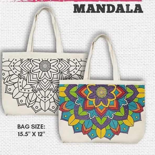 Tote bag painting
